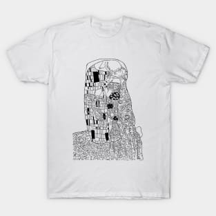 the kiss by gustav klimt T-Shirt